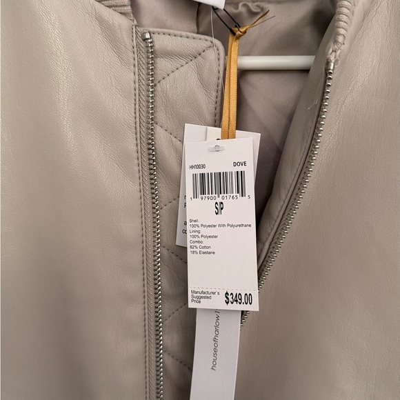House of Harlow Pleather Jacket - Size Small - Brand New with Tags! - Picture 8 of 13